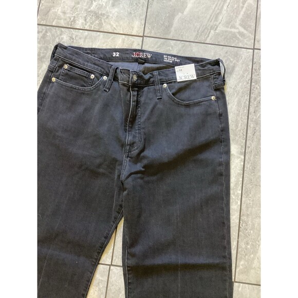 J. Crew NWT Flawed ‘96 High Rise Cropped Kick out Jeans Straight Leg Black 32 - Picture 3 of 7